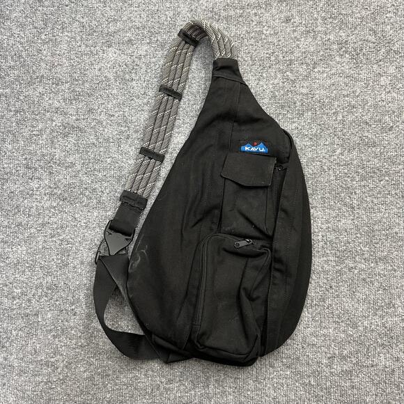 KAVU Rope Sling Bag Crossbody Messenger Backpack Outdoor Hiking Travel - Picture 1 of 9